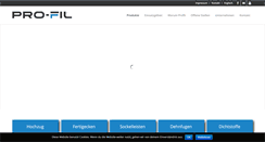 Desktop Screenshot of pro-fil-kunststoff.com